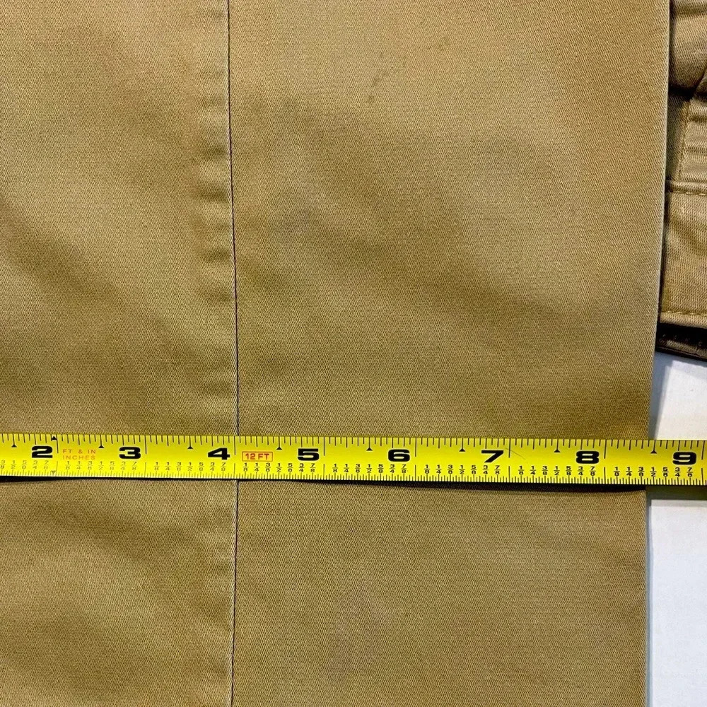 Lee relaxed fit classic 4 pocket style women pants size 16 medium color flax - Picture 6 of 15